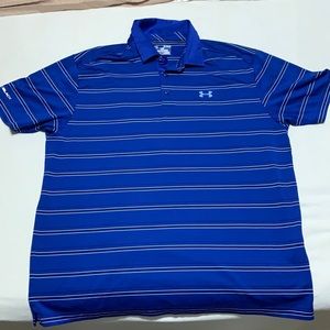 Blue adult XL Under armour golf shirt